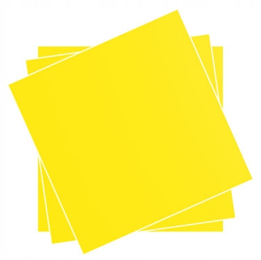 Serwetki Trzywarstwowe ŻÓŁE Urodziny Ślub Komunia Welele 25x25cm 20szt.