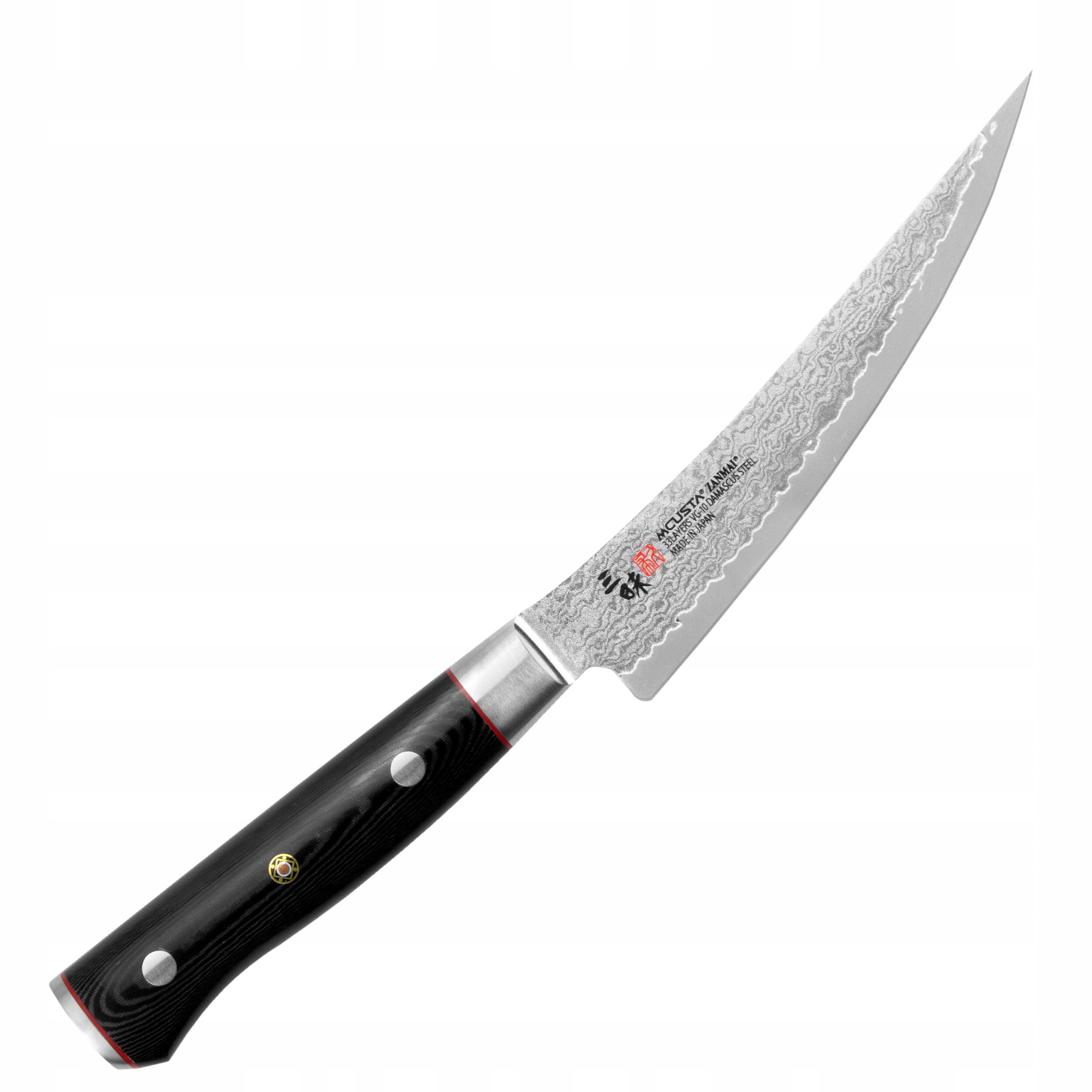 Mcusta Zanmai VG-10 Pro Zebra Japonský vykrajovací nôž 16,5 cm