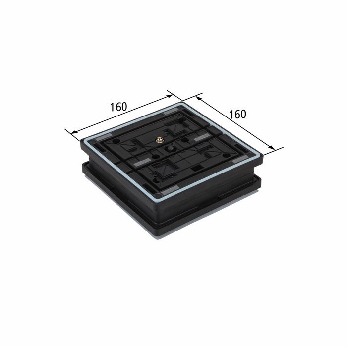 Schmalz Podtlakový blok pro rastrové stoly 160 x 160 mm H45 grid 40 x 4