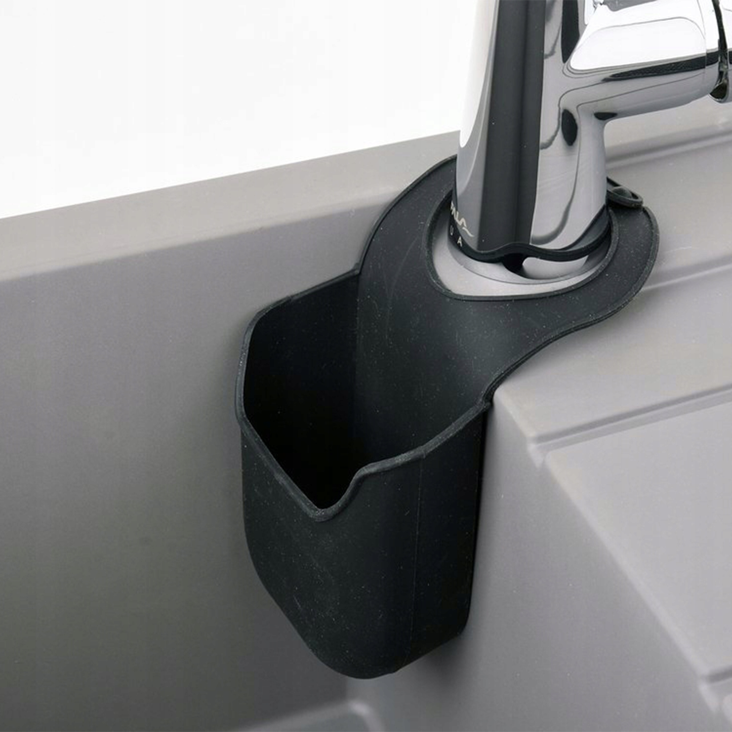 Organizer na Gąbkę do Kuchni Czarny Silikonowy Kran Zlew EAN (GTIN) 5902869297803