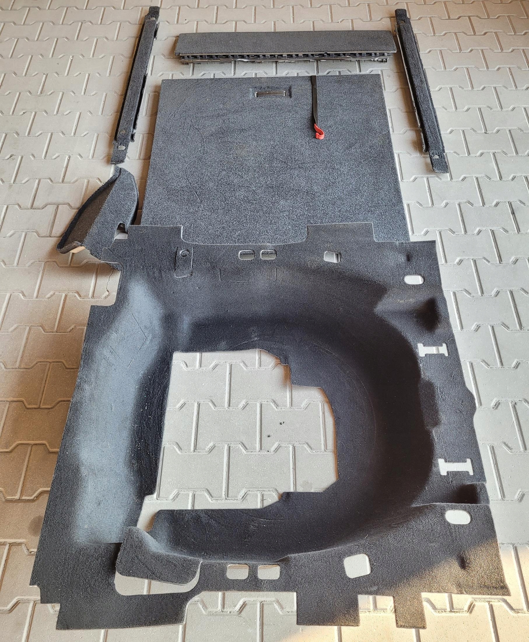 upholstery mats plato boot rear part rear RANGE ROVER VOGUE L405