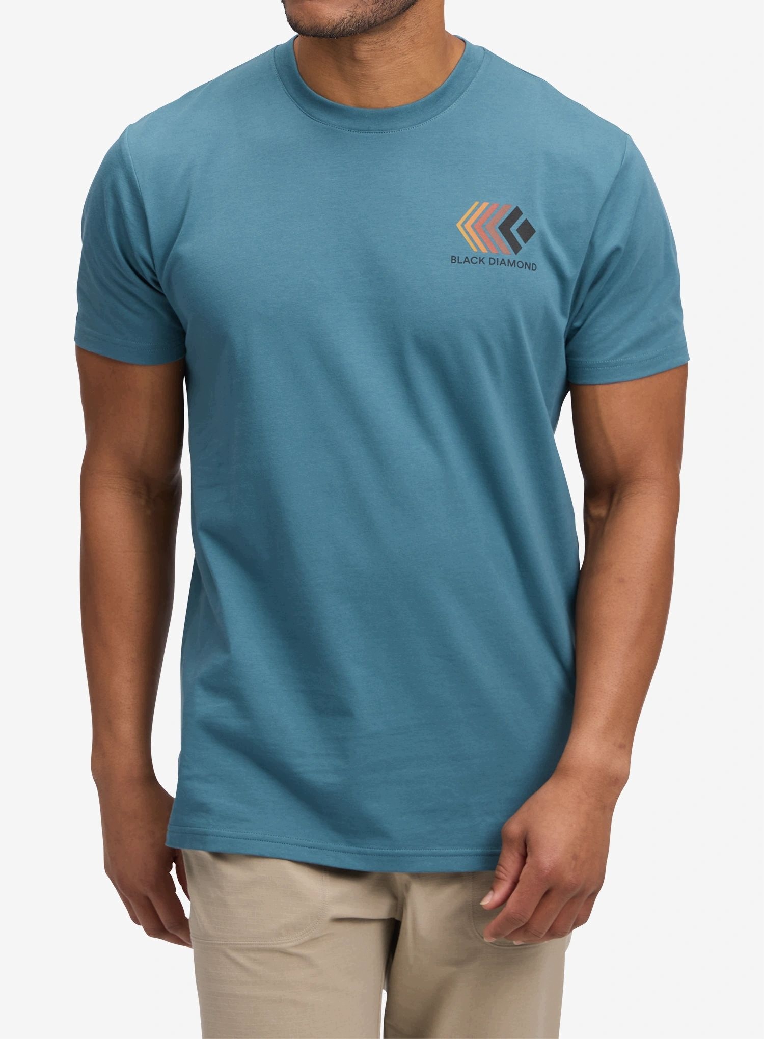 Koszulka bawełniana Black Diamond Faded Ss Tee creek blue L