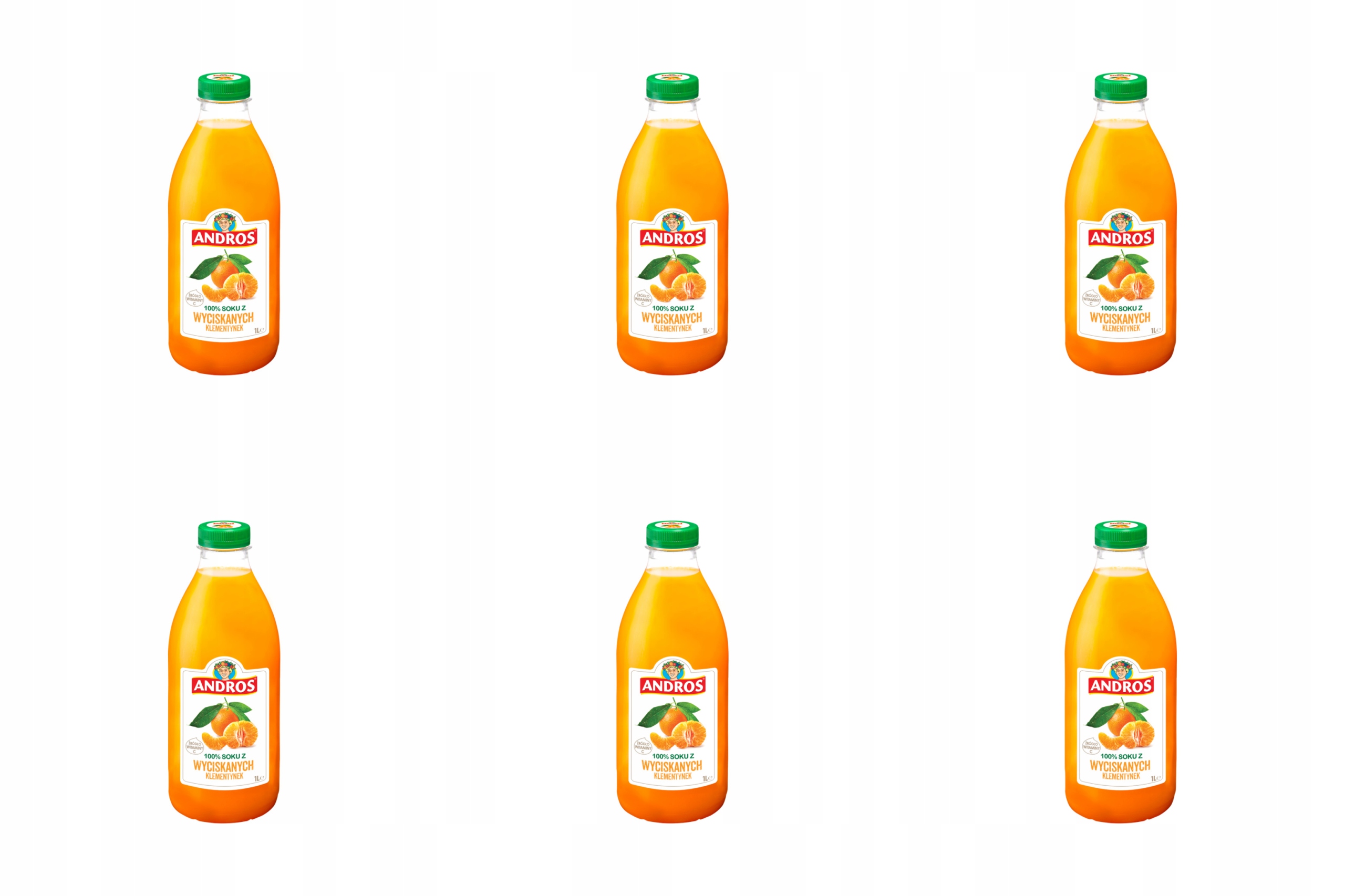 Sok wyciskany z mandarynek Nfc 1l x 6 Andros 6 L