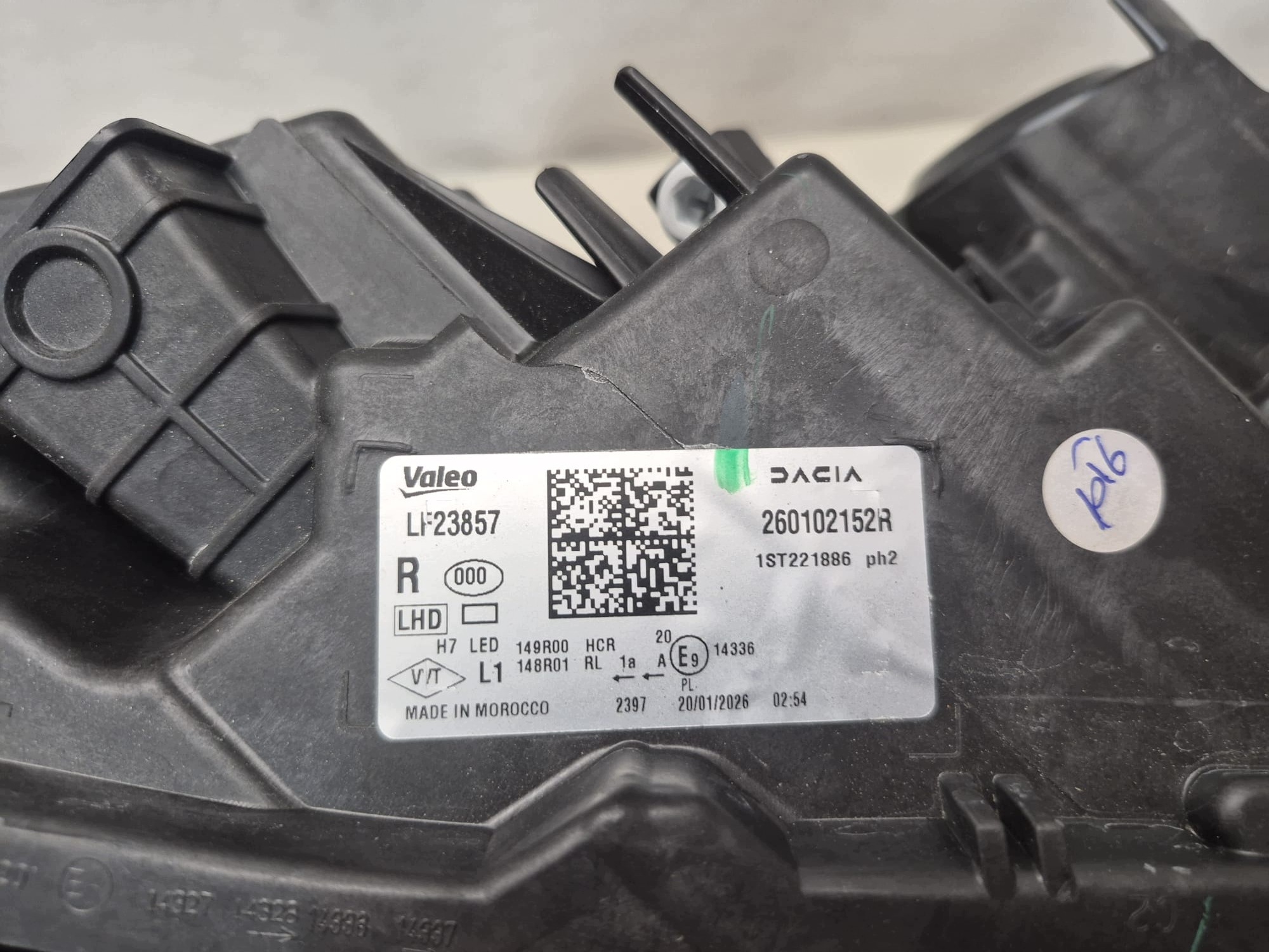 DACIA SANDERO III 3 LIFT 25- light right front front FULL LED 260102152R