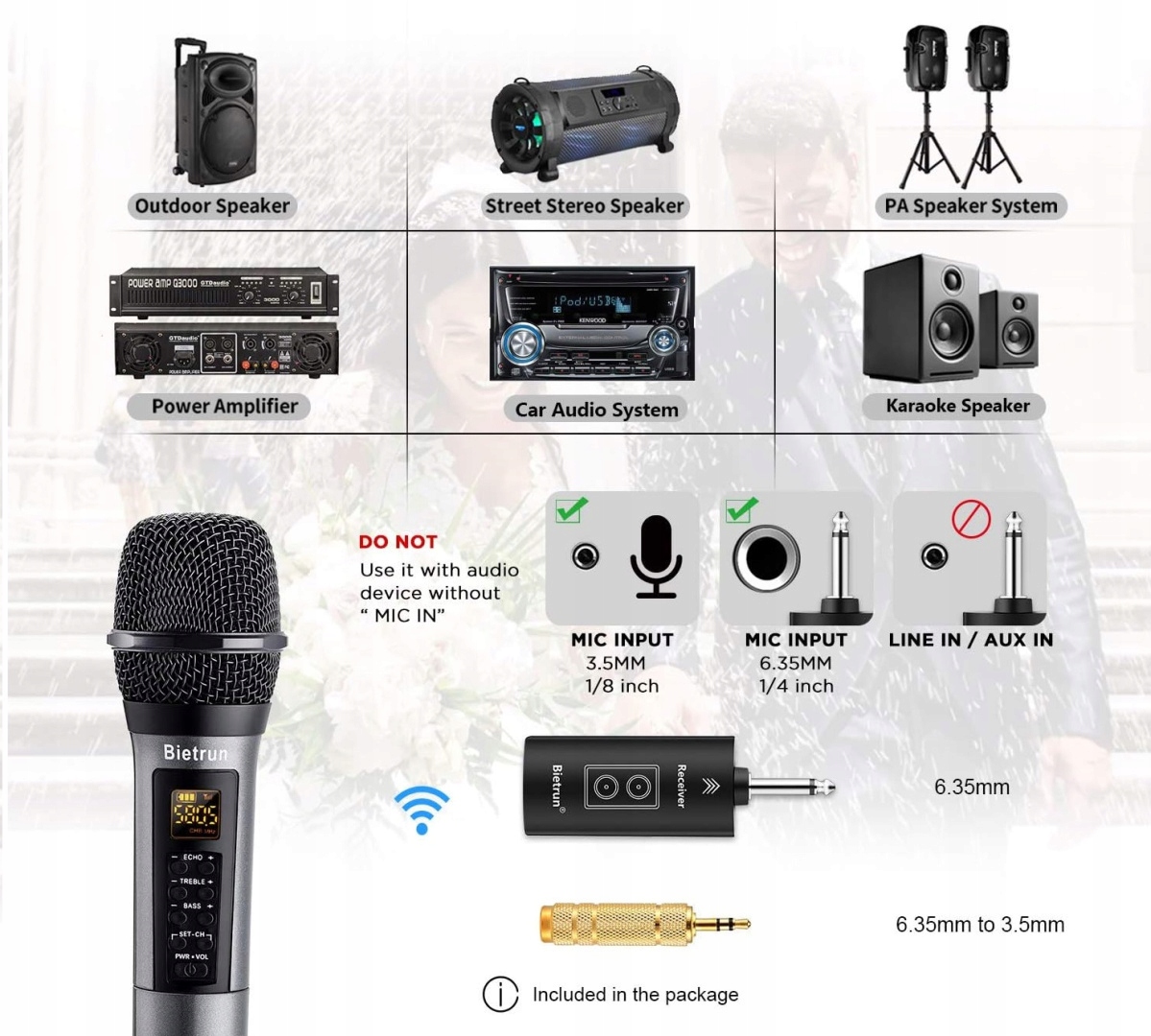 Mikrofon Bietrun WXM09 Kod producenta WXM09