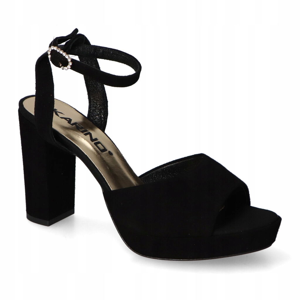 Sandály Karino 4812/003-P Černý semiš 36