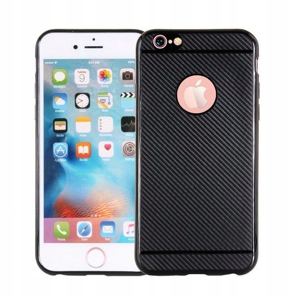 

Etui Carbon Fiber iPhone 8 czarny/black Se 2020