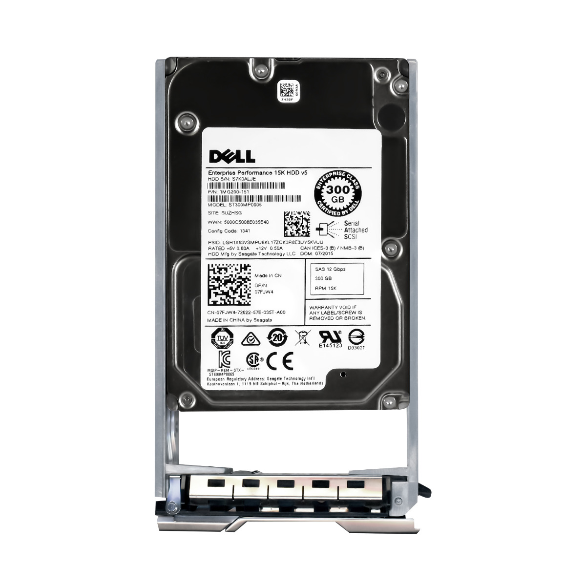 

Dell 07FJW4 300GB 15K SAS-3 2.5'' ST300MP0005