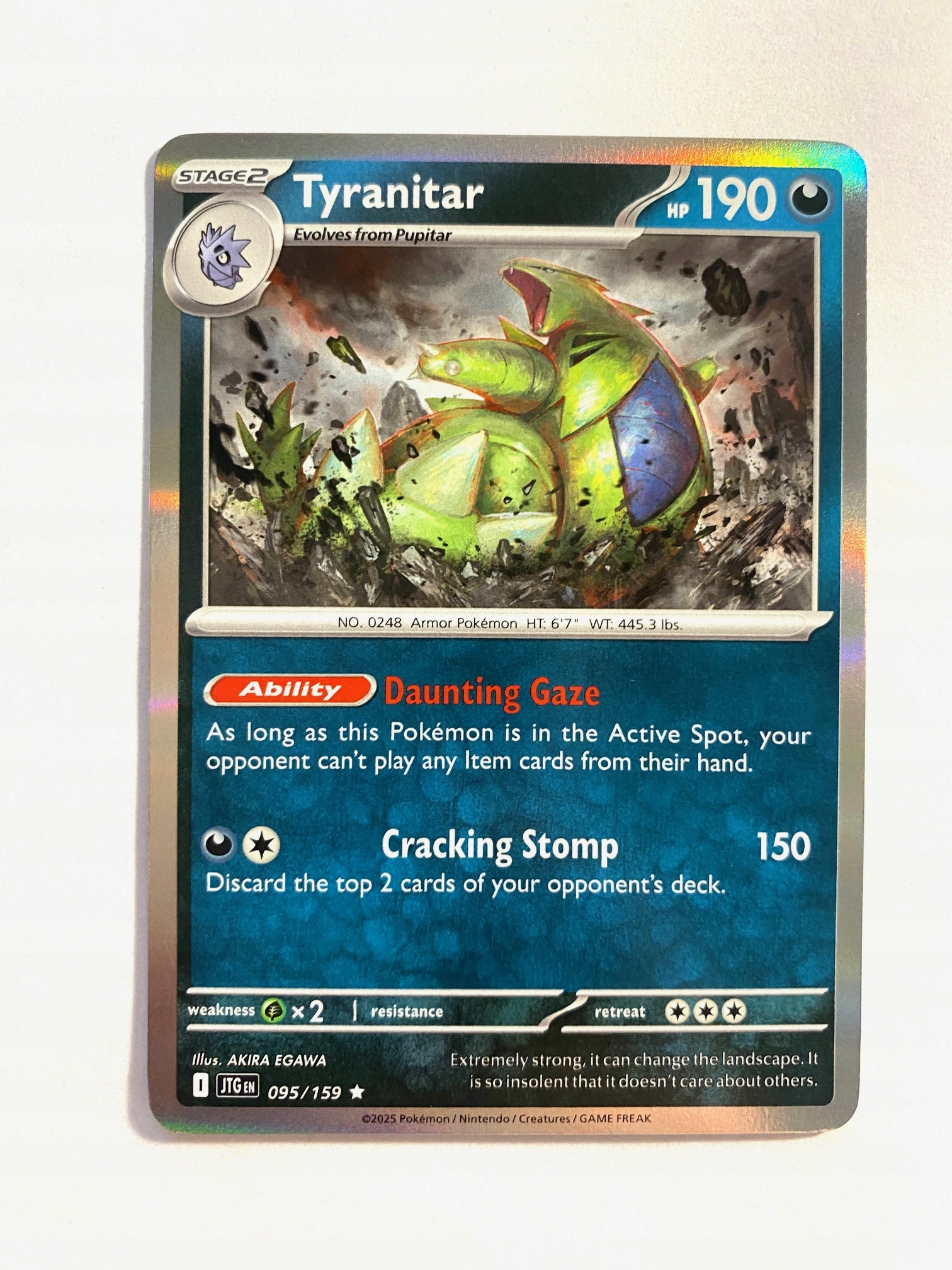Journey Together Holo 095/159 Tyranitar