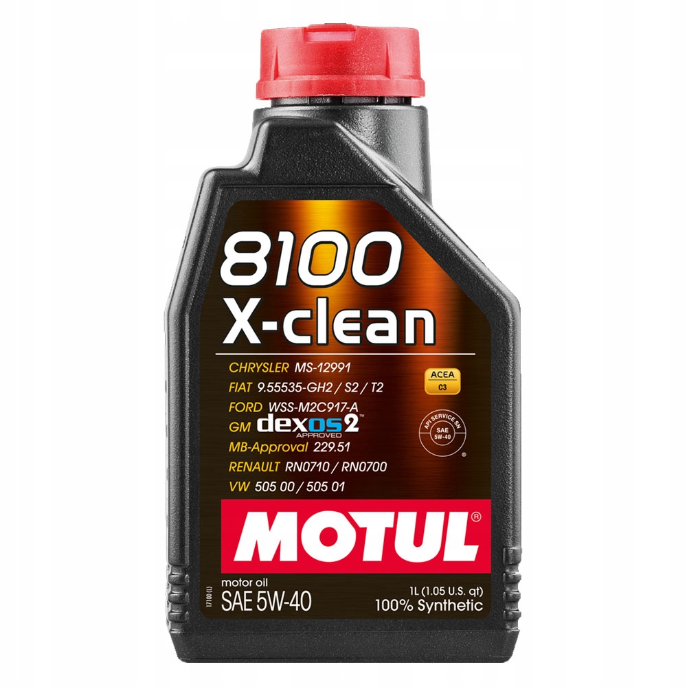

Motul 8100 X-clean C3 5W40 1L