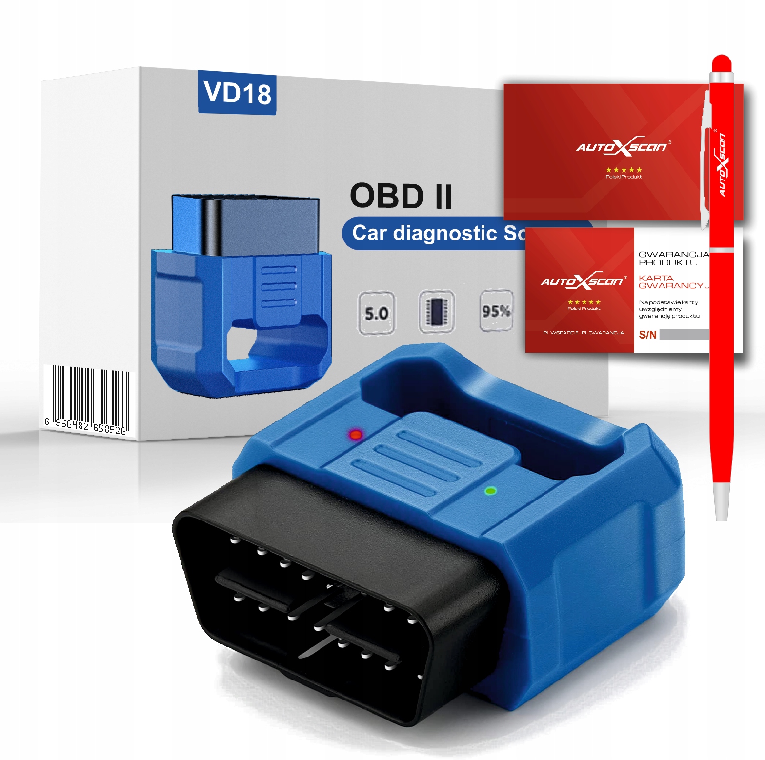 

ELM327 Bluetooth 5.0 Interfejs Diagnostyczny