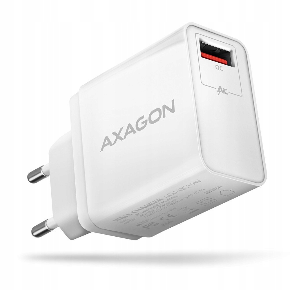 Axagon ACU-QC19W Ładowarka sieciowa Qc 19W, 1x por