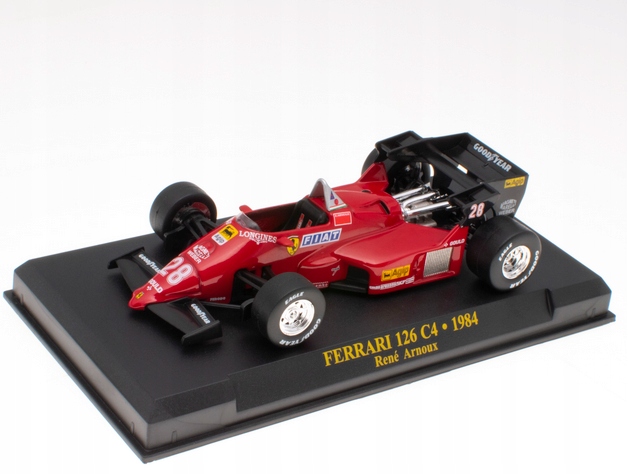 Ferrari 126 C4 1984 René Arnoux 1:43