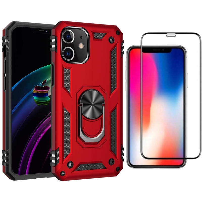 

Etui Pancerne Ring Nx Do Iphone 12/12 Pro + Szkło