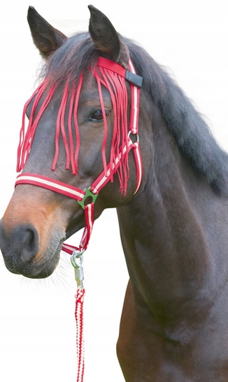 NACZÓŁEK Z FRENDZELKAMI DLA KONIA R.FULL CZERWONY COVALLIERO Kod producenta 277522