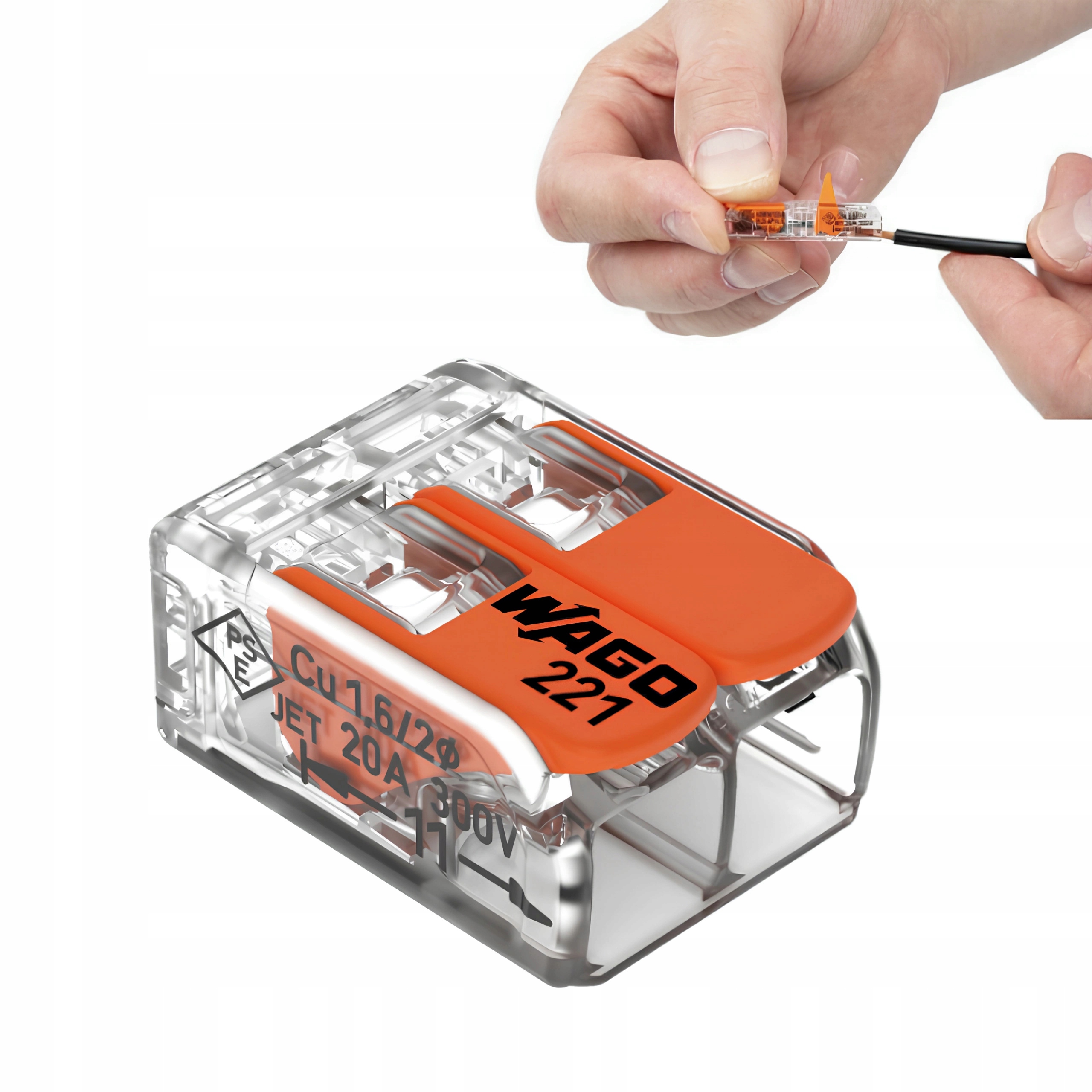 

Wago Szybkozłączka Złączka 2x0,2-4mm2 Kostka 1 szt