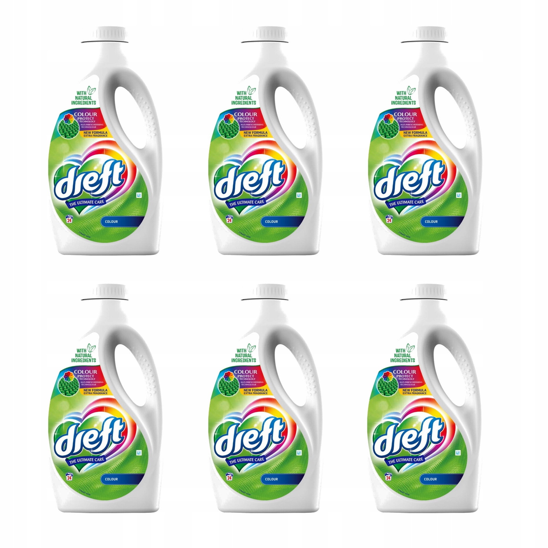 Levně 6x Tekutý prací prostředek na barvu Dreft Color 24 praní 1,2 l