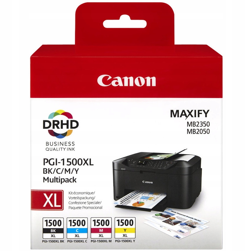 

4x Tusz Canon PGI-1500XL Maxify MB2050 MB2155 2300
