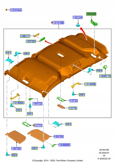 ZAŚLEPKA PASA BEZPIECZEŃSTWA TYŁ COURIER 14- Typ samochodu Samochody osobowe