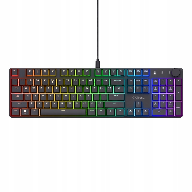 Trust Gaming Gxt 866 Torix/ Drôtová Usb/ Us layout/ Čierna 24910