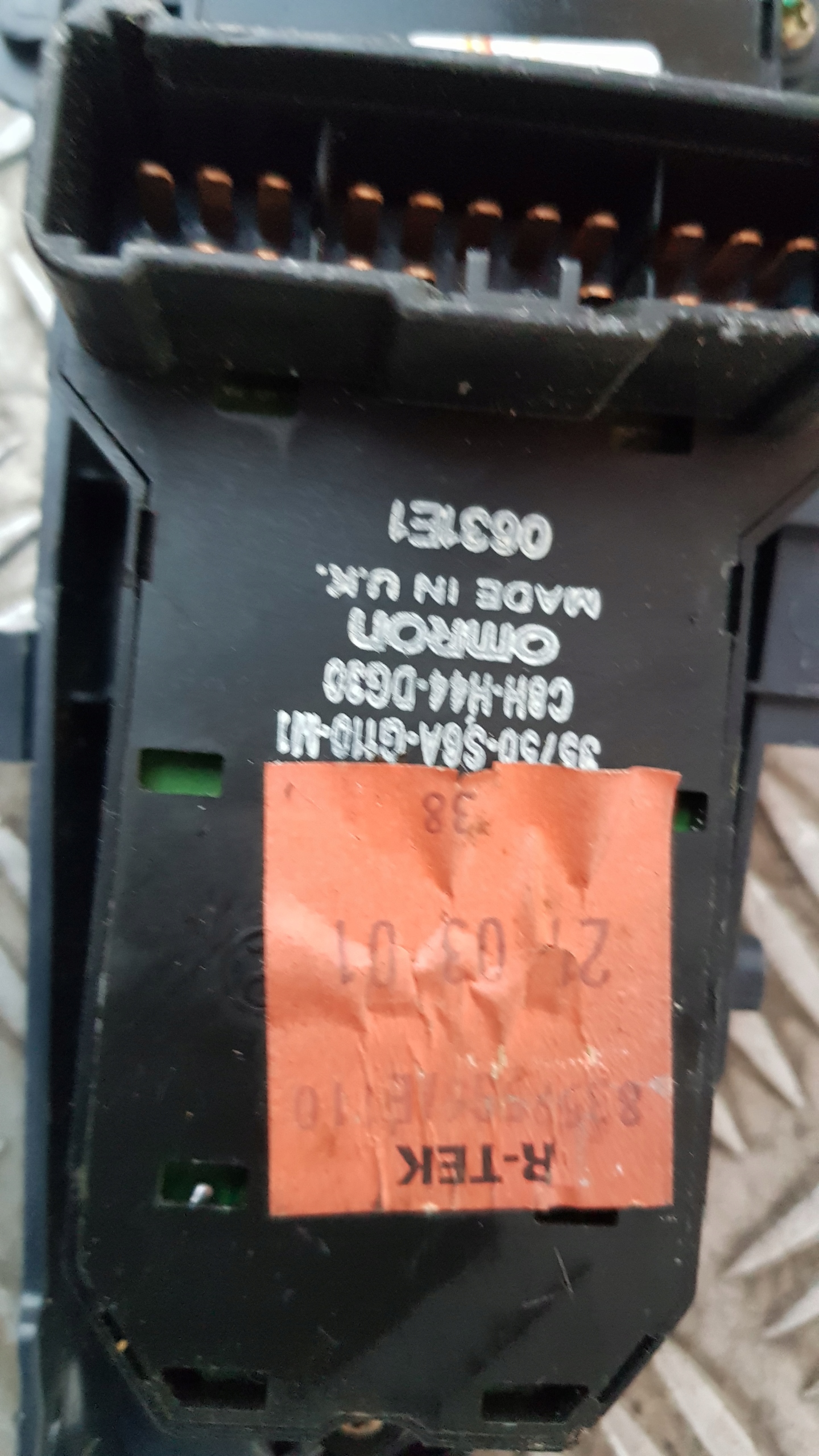 HONDA CIVIC VII window control switch left front