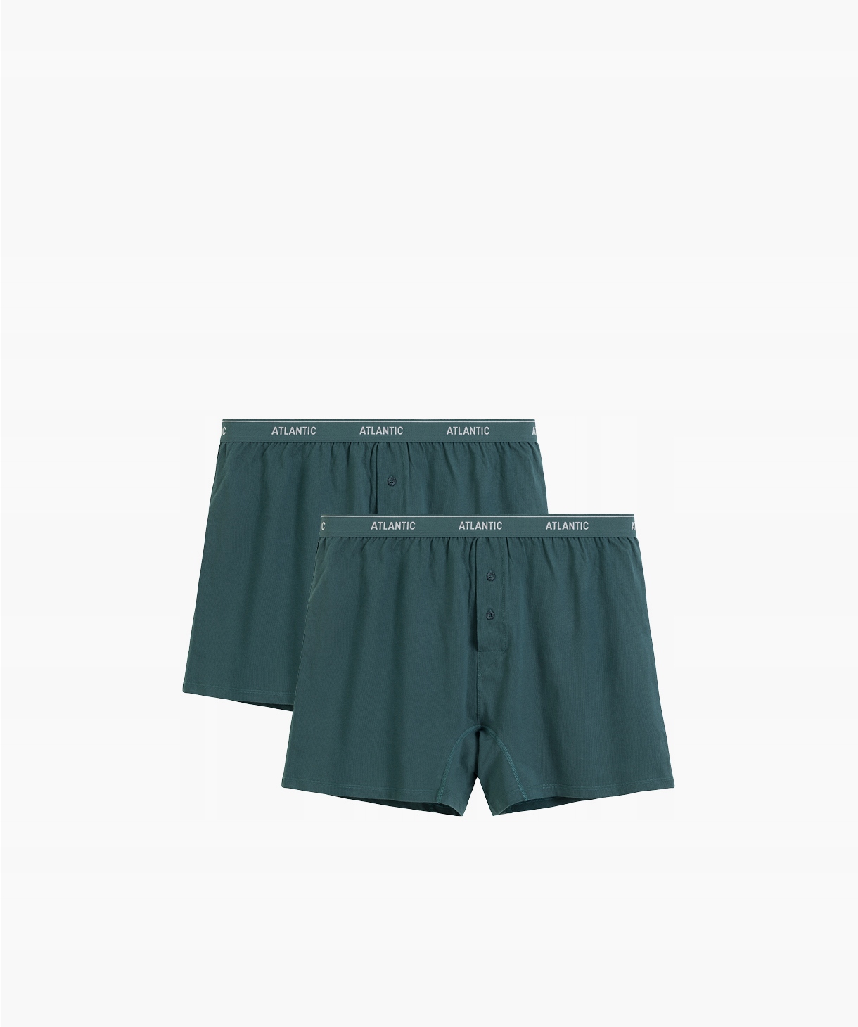 2-PACK Bokserki męskie luźne szorty bawełna Atlantic L