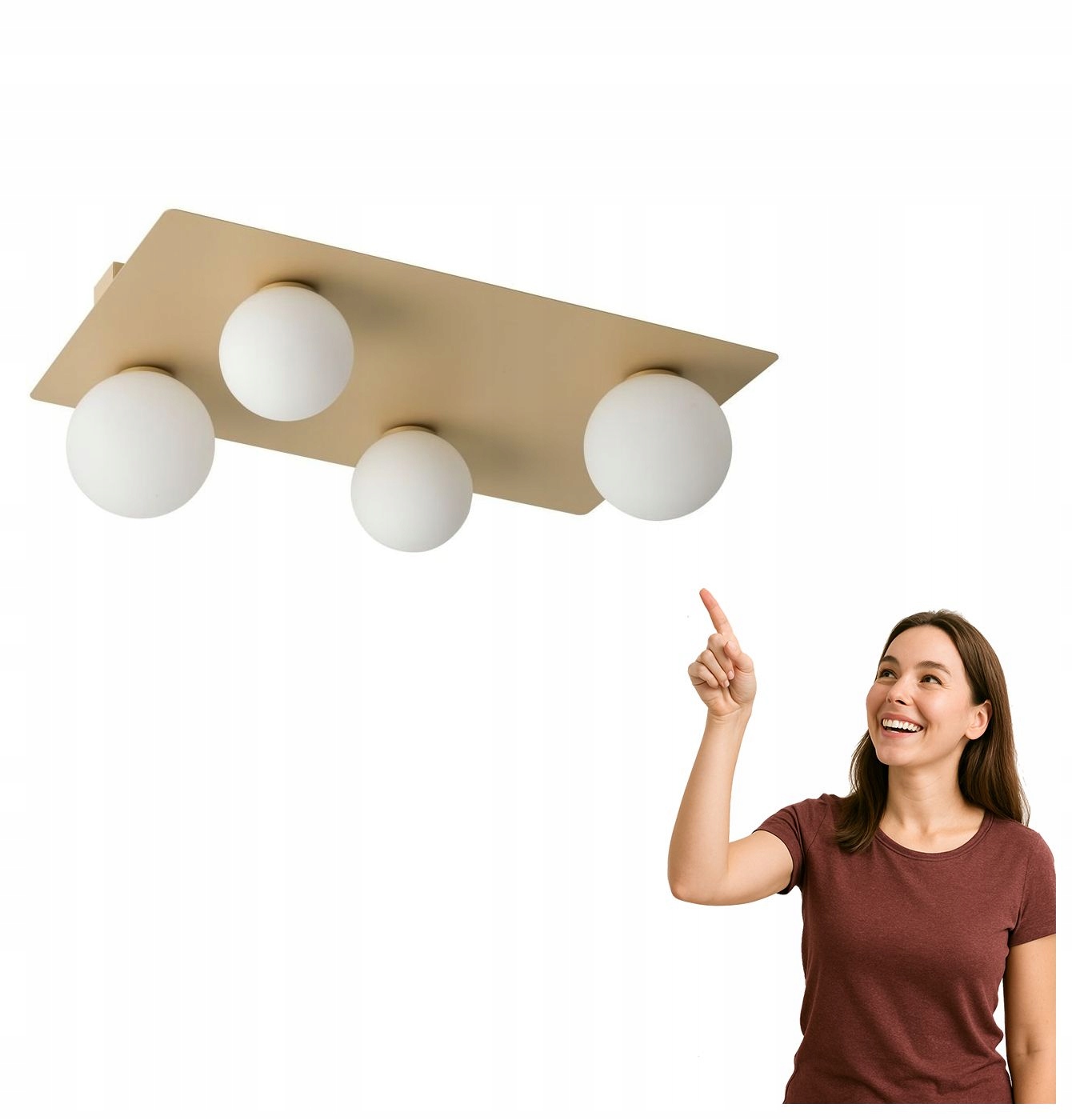 Stropná lampa Argon 4 33283 Sigma Lighting