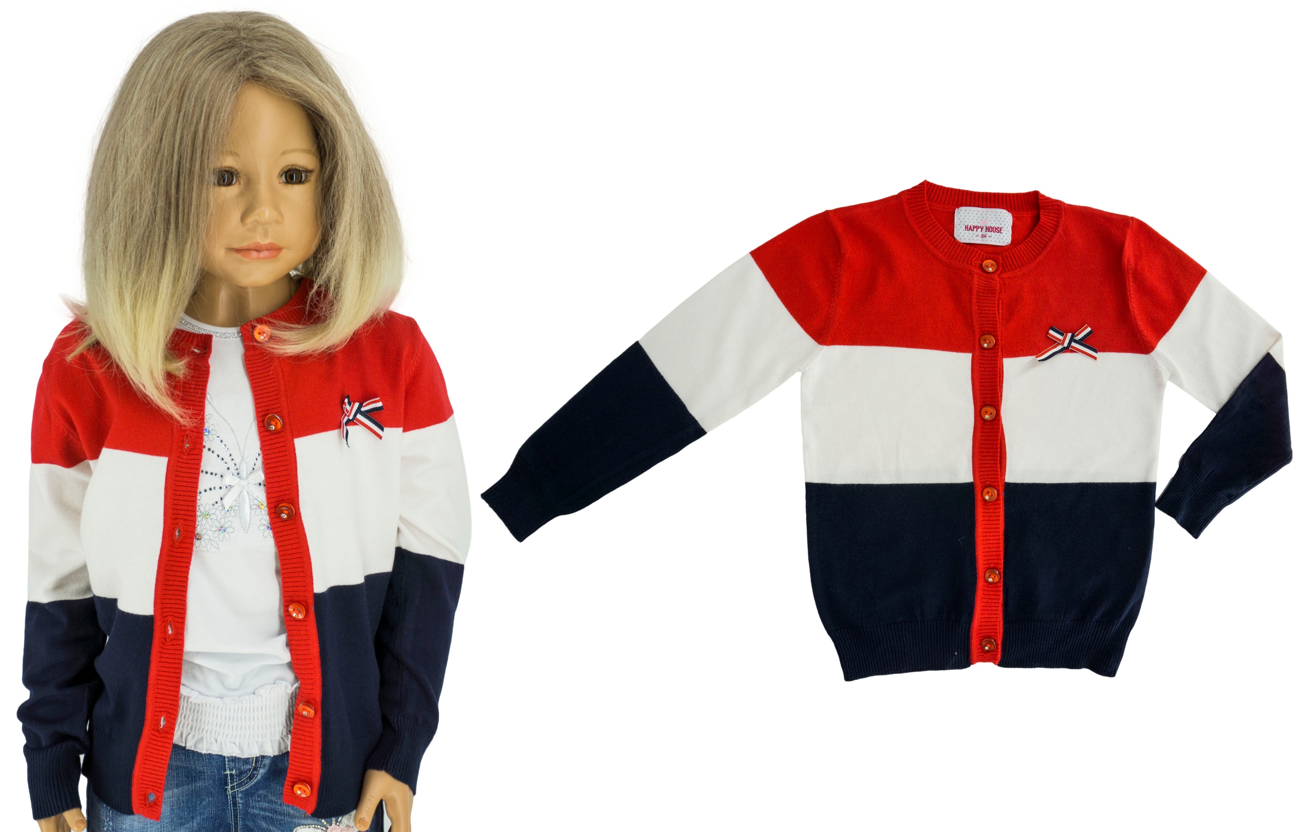 

P0289 Rozpinany sweterek sweter rozmiar 146/152