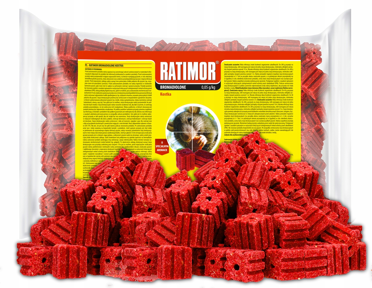 

1KG Trutka Ratimor Kostka Trucizna Szczury Myszy