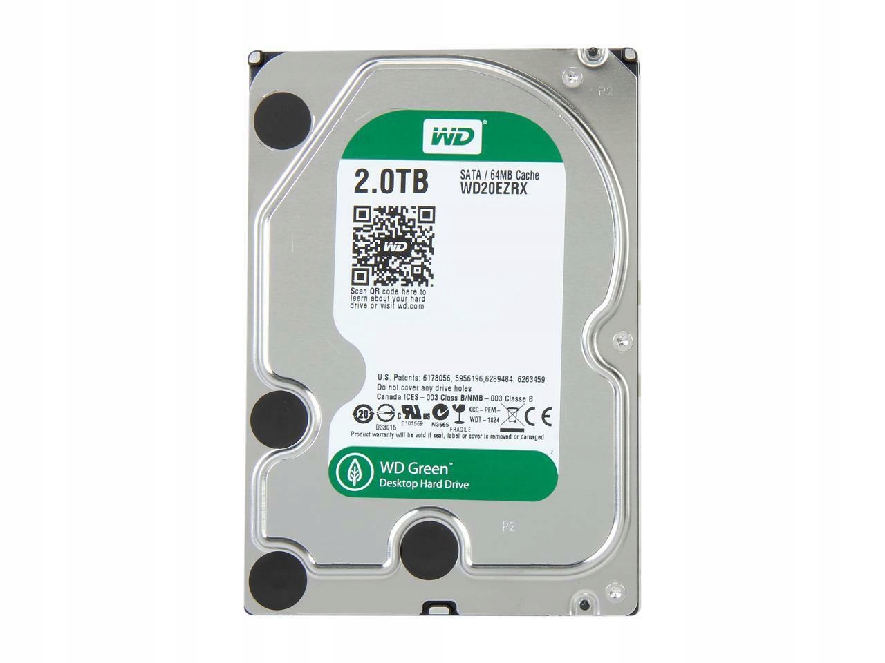 Pevný Disk Wd Green WD20EZRX 3.5" Sata