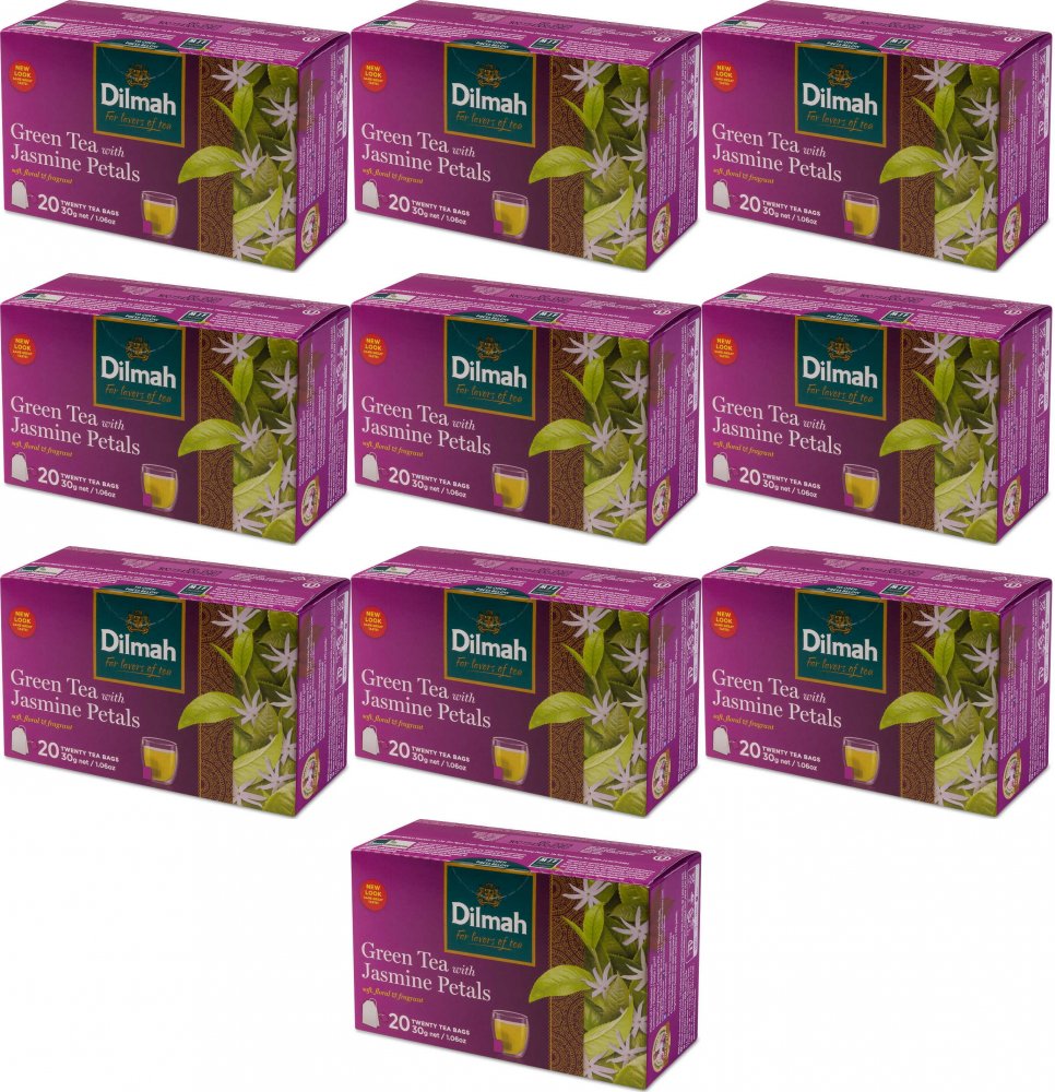 Herbata zielona Dilmah Green Tea Jasmine 20 szt x10