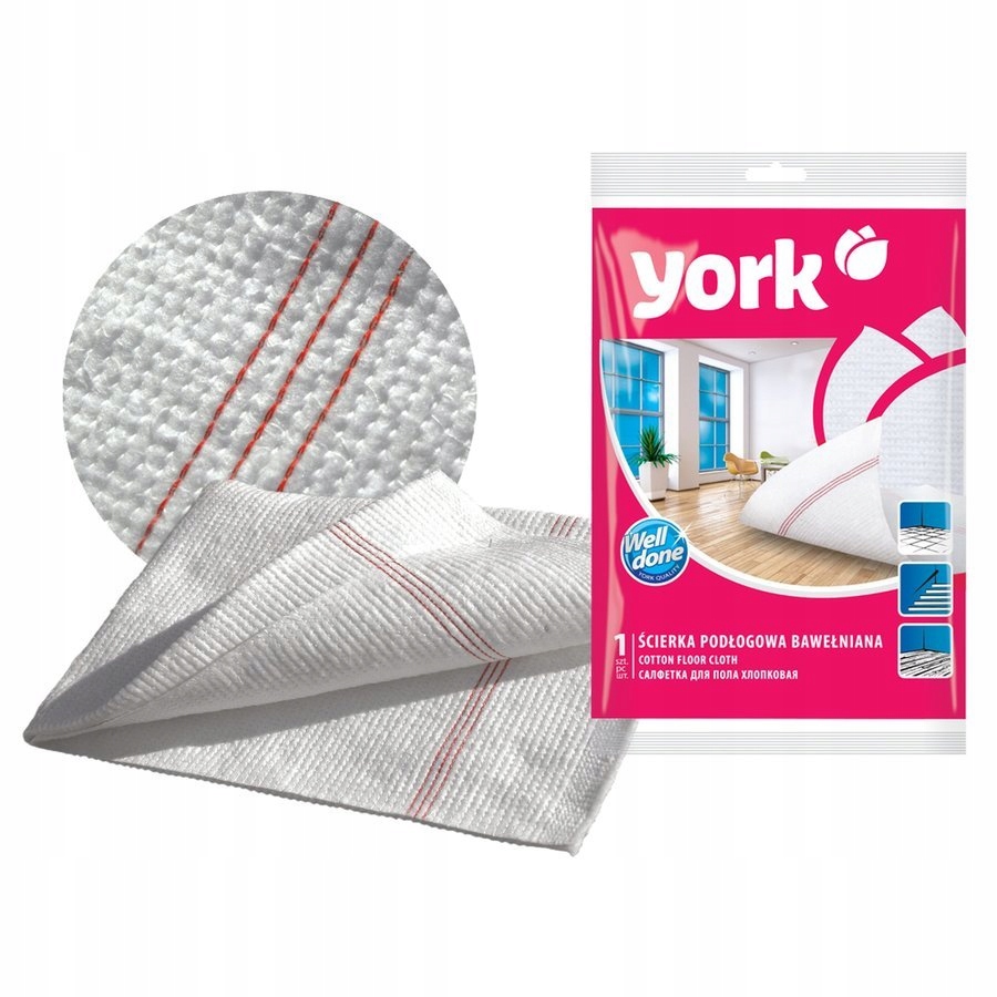 

Ścierka podłogowa do sprzątania bawełniana York