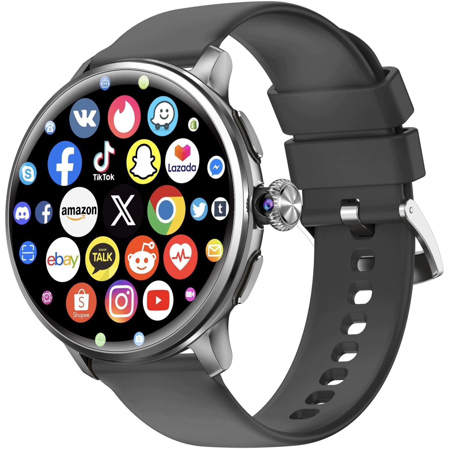 Chytré Hodinky Enter AiWatch Pro Amoled Fotoaparát Rozhovory Zdraví Aplikace