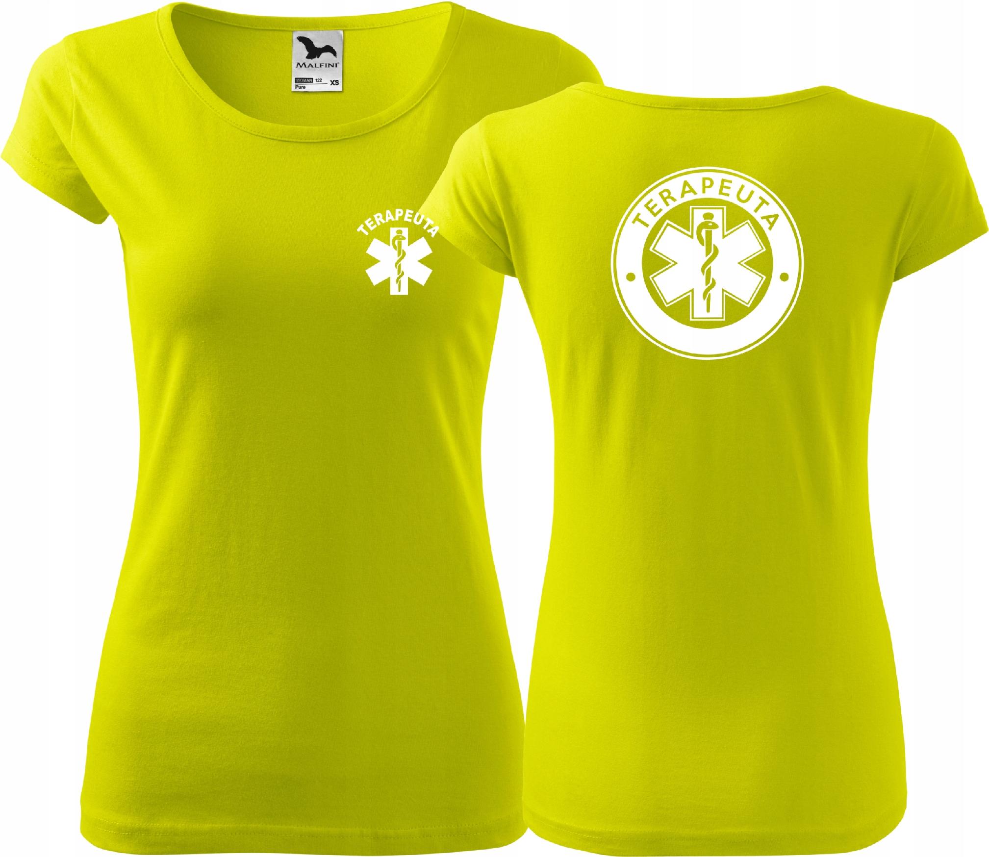 

Wygodna damska koszulka medyczna Pure Terapeuta XL