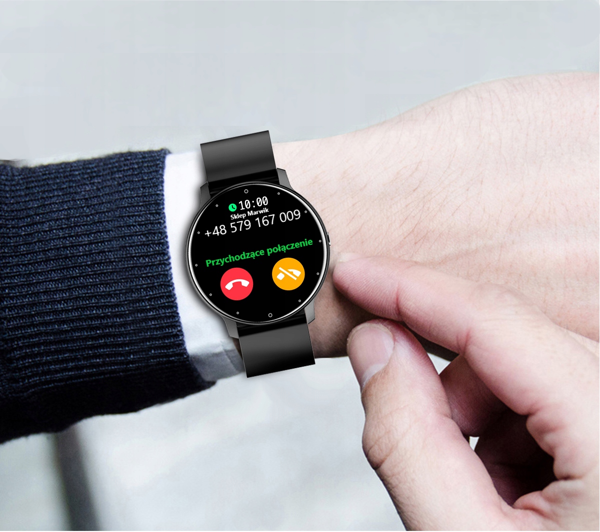 Smartwatch Męski Zegarek Z ROZMOWAMI DAMSKI PULSOKSYMETR KARDIOWATCH KROKI Marka Mykronoz