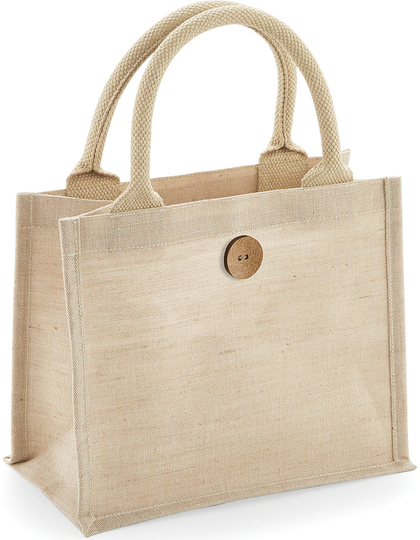 TORBA ZAKUPOWA Z JUTY Juco Mini Gift Bag 26x22x14 cm NATURAL