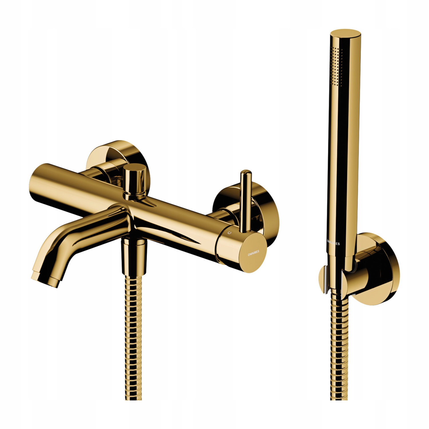 Vaňová Batéria So Zlatým Sprchovým Setom