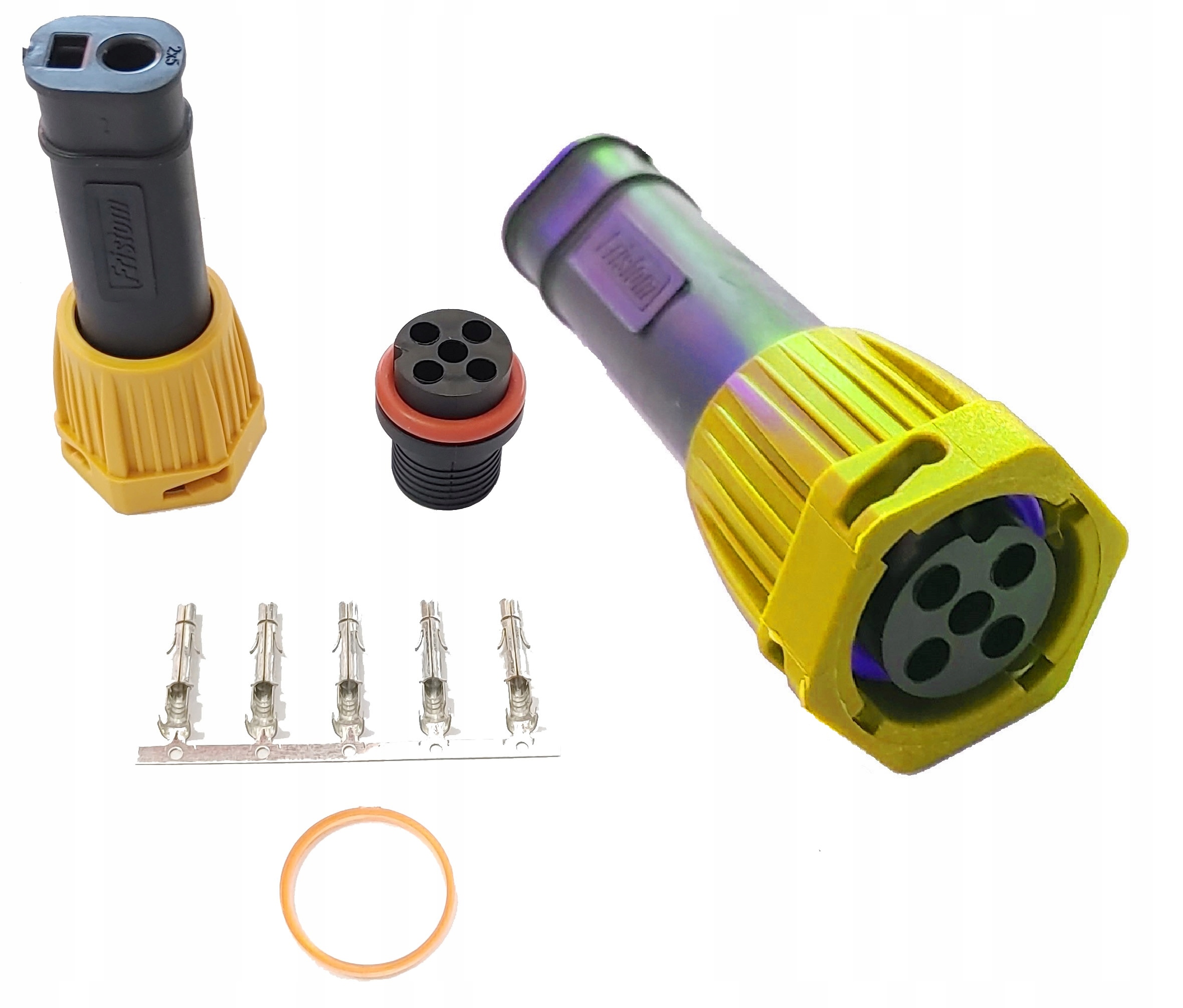 WTYCZKA GNIAZDA LAMPY ZŁĄCZE ASPOCK BAJONET 5 PIN