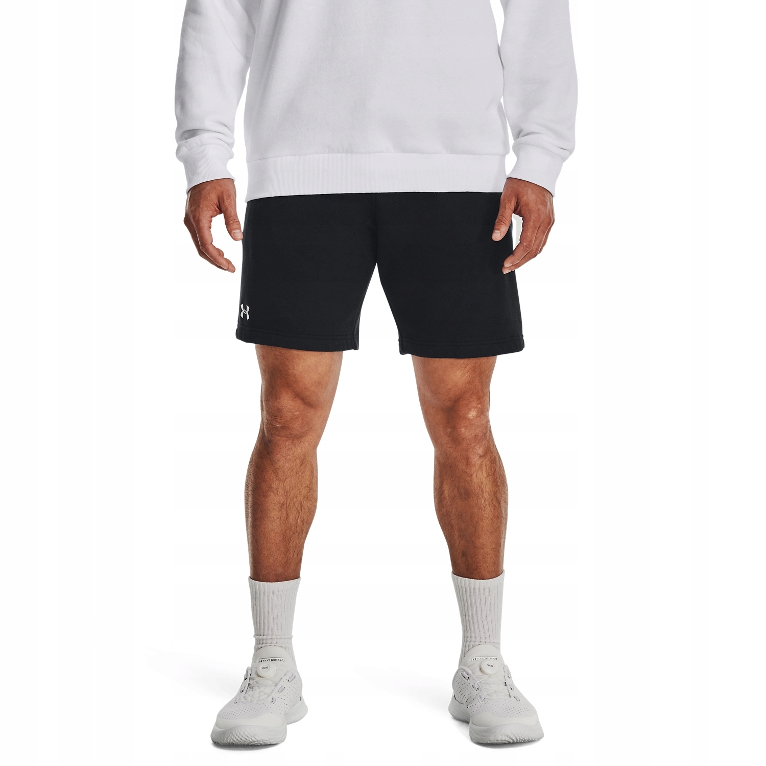 Kraťasy Ua Rival Fleece Shorts-BLK