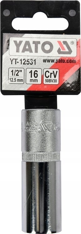 

Yato Nasadka klucz do świec 1/2'' 16 mm YT-12531