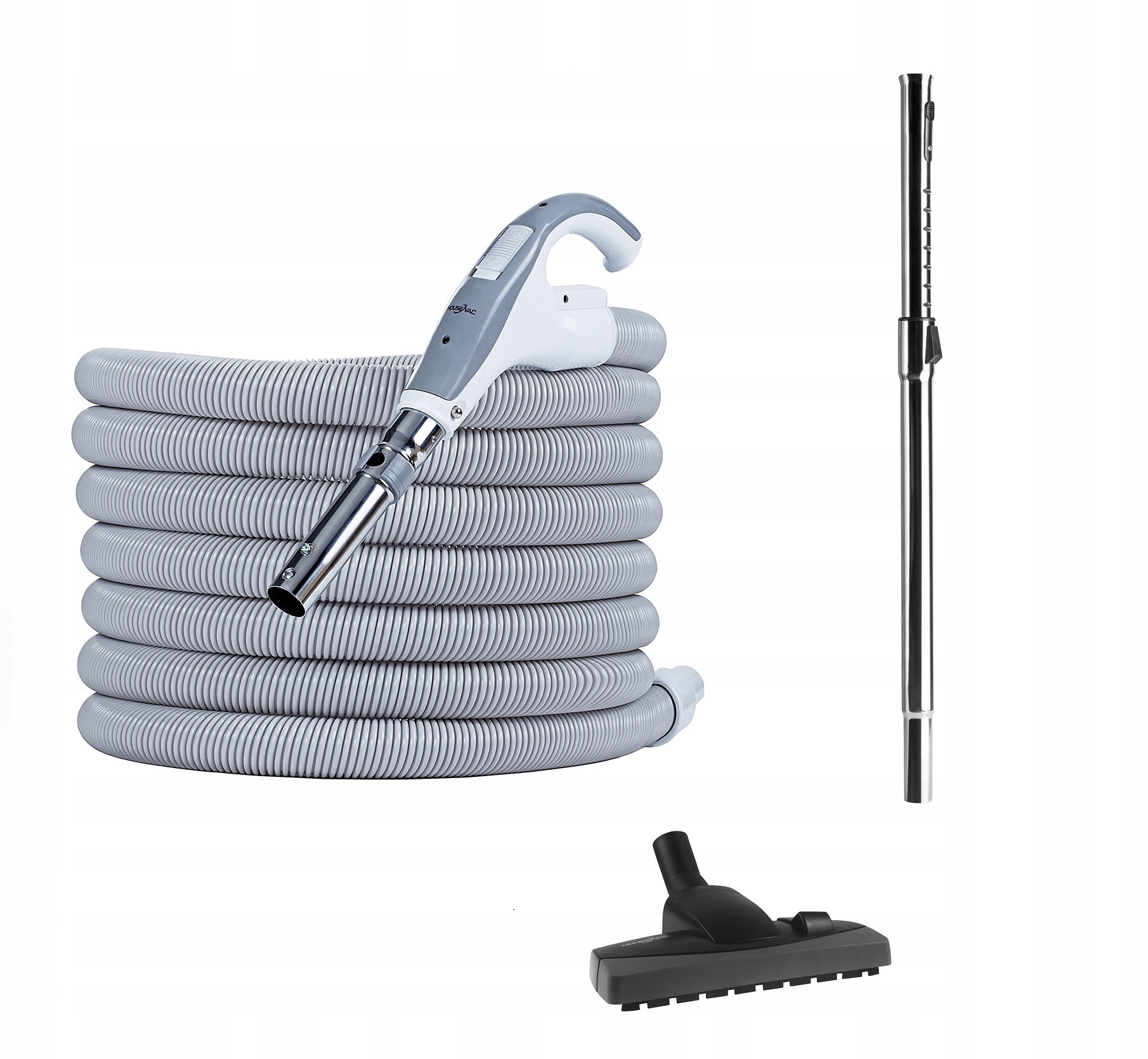 Univerzální hadice pro centrální vysavač 10,5 m trubka, teleskopický kartáč