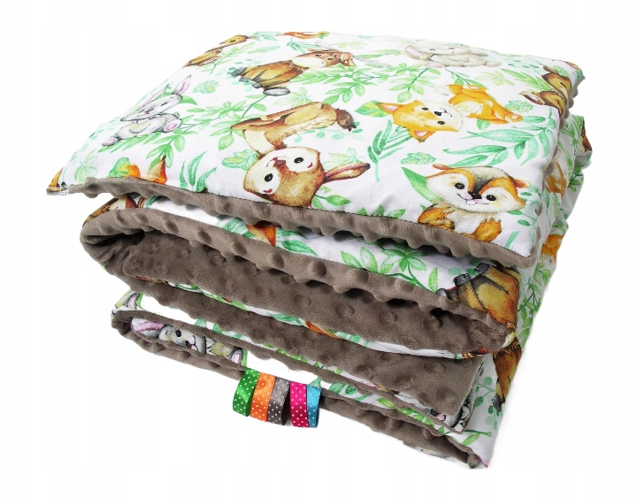 

kocyk Minky 75x100 kołderka poduszka
