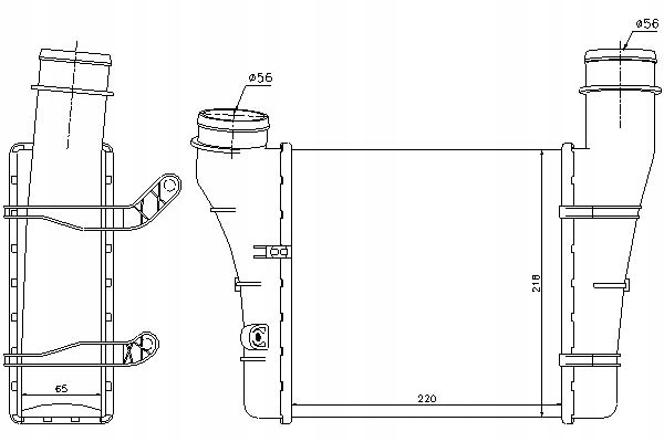 Nissens Intercooler Audi A4 1.9 Tdi (8E2. B6)