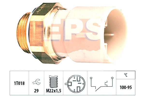 WŁĄCZNIK WENTYLATORA CHŁODNICY OPEL EPS Producent części EPS