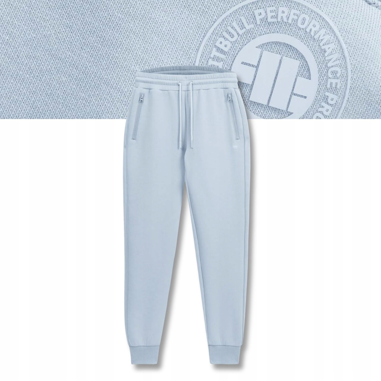 Dámské pravidelné teplákové kalhoty Pitbull Discovery s kapsami na zip L