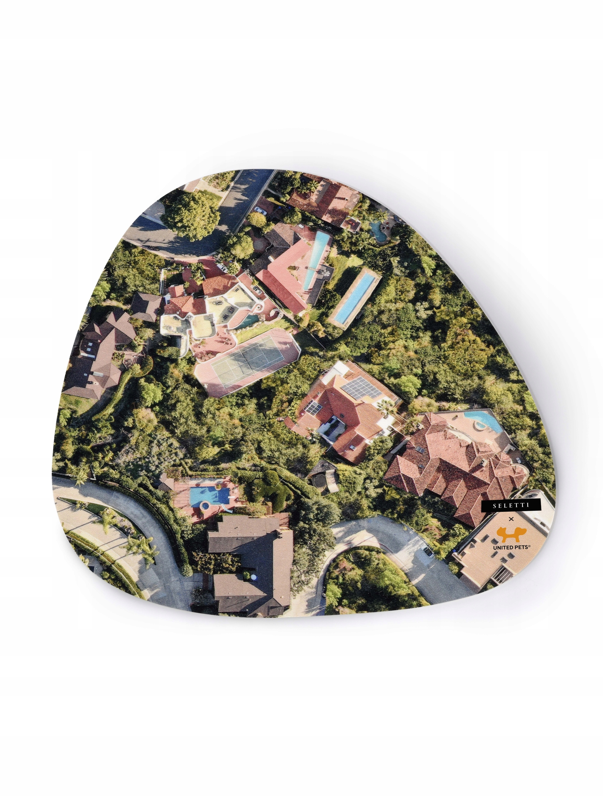 Levně United Pets Seletti Podložka pod misku pro psa Doggymood 44×44 CM