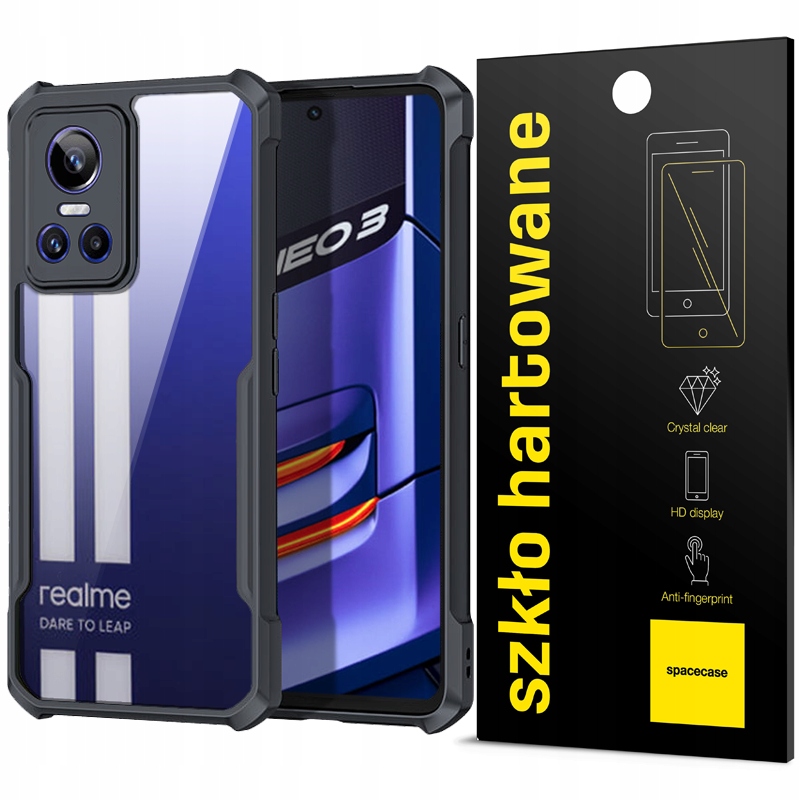 

Etui Case Beetle Do Realme Gt Neo 3 Pełne Szkło