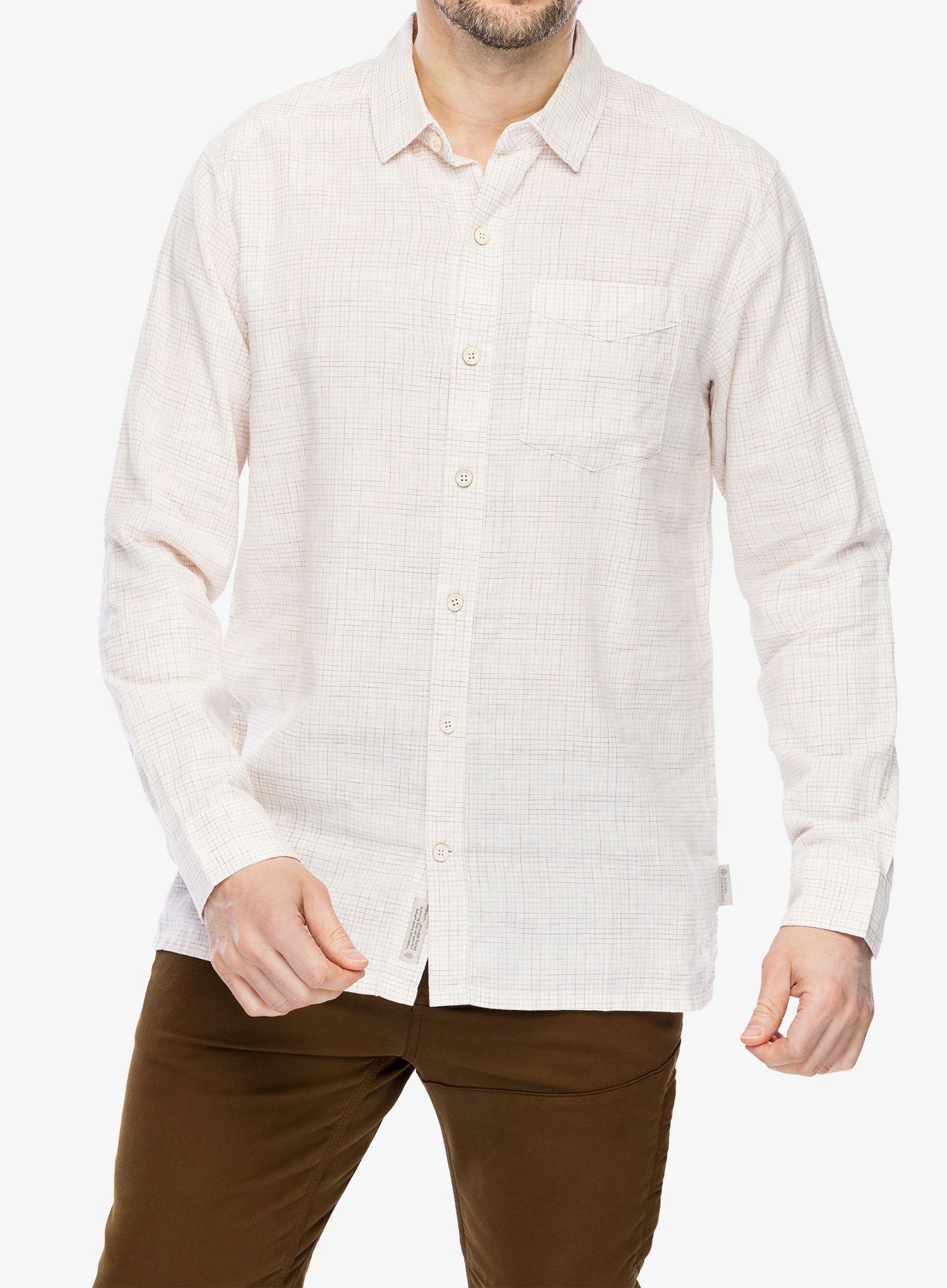 Košile Royal Robbins Hempline Spaced L/s blended undyed S