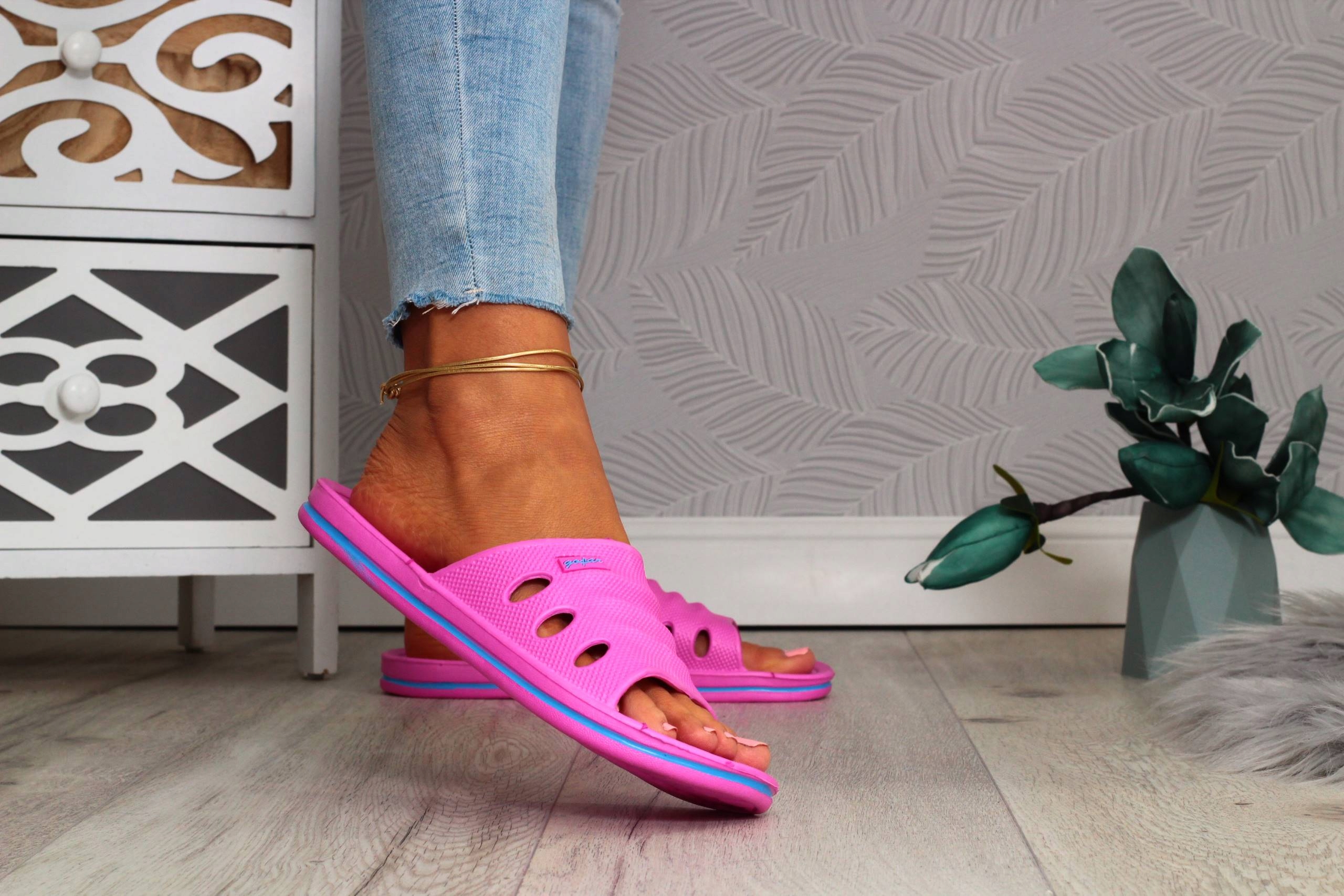 KLAPKI damskie Basenowe Plażowe pianki Lekkie Rozmiar 41