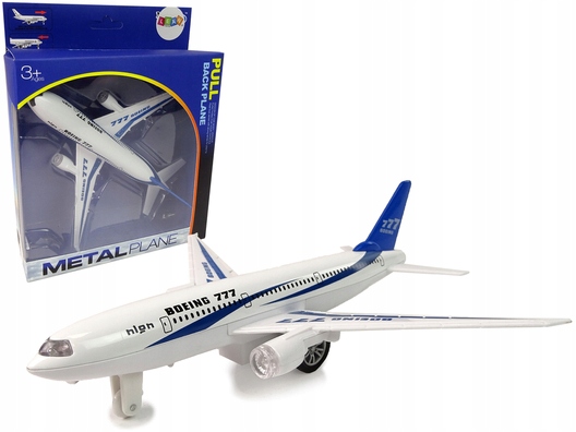 

Samolot Pasażerski Boeing 777 Biały Napęd